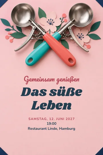Einladung mit dem Design Gemeinsam schöpfen