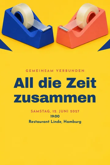 Einladung mit dem Design Gemeinsam verbunden
