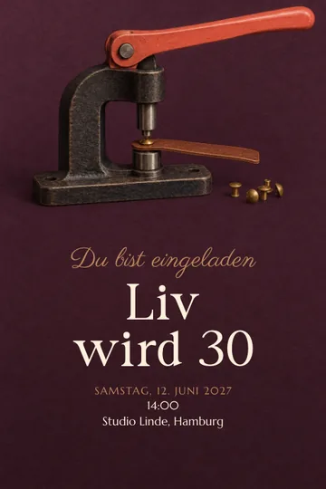 Einladung mit dem Design Gemeinsam gestalten