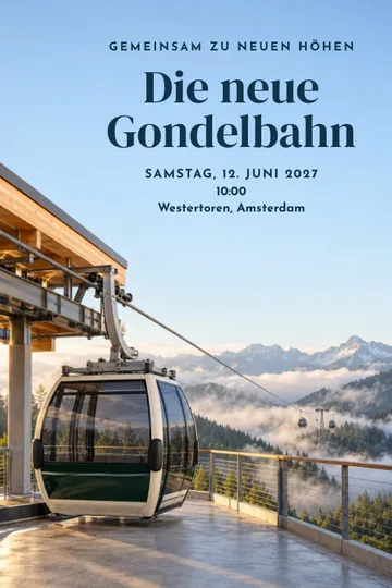 Einladung mit dem Design Eine höhere Verbindung