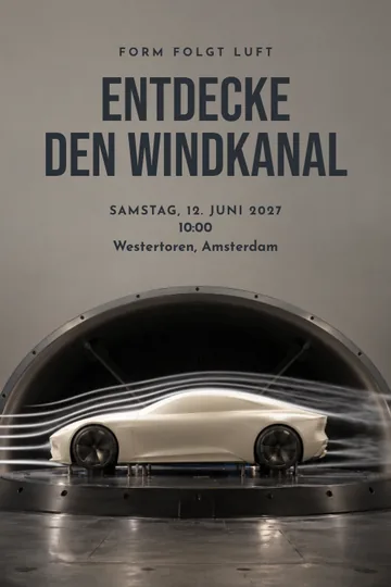 Einladung mit dem Design Form folgt Luft