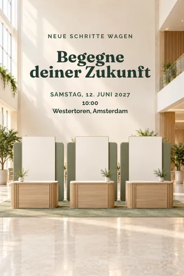 Einladung mit dem Design Neue Chancen