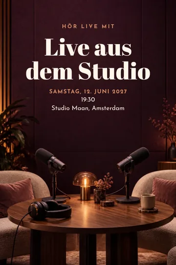Einladung mit dem Design Podcast live