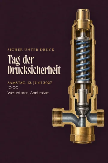Einladung mit dem Design Drucksicherheit
