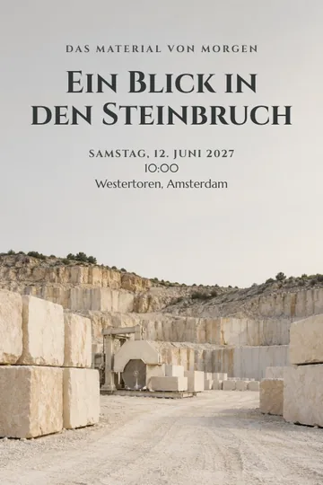 Einladung mit dem Design Das Material von morgen