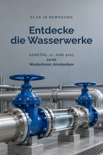 Einladung mit dem Design Klar in Bewegung