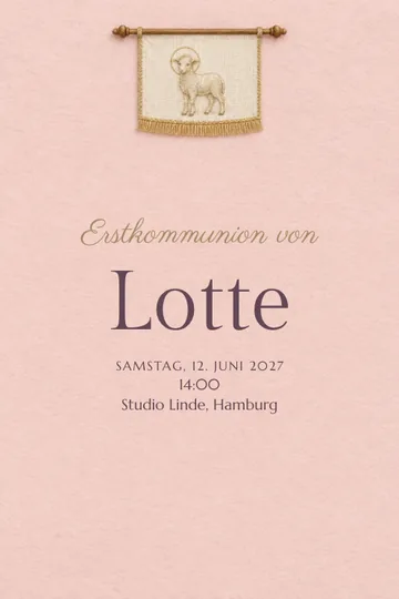 Einladung mit dem Design Ein Tag des Friedens