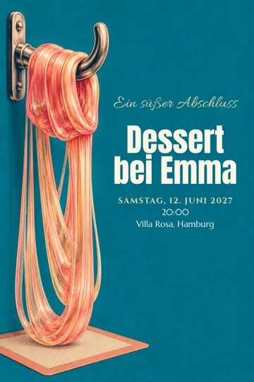 Einladung mit dem Design Zucker am Haken