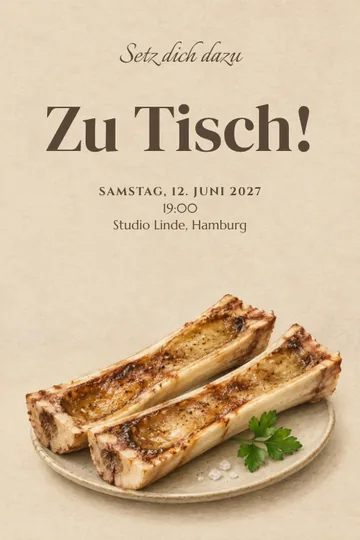 Einladung mit dem Design Bistro zu Hause