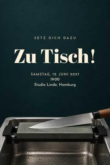 Einladung mit dem Design Scharfe Aromen