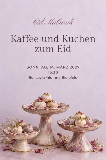 Einladung Feiertage, Design Keramik-Etageren