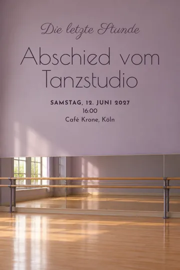 Einladung mit dem Design Die letzte Stunde