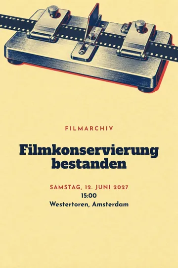 Einladung mit dem Design Filmarchiv