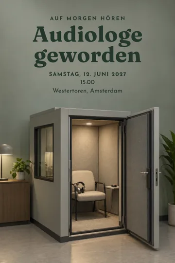 Einladung mit dem Design Auf morgen hören