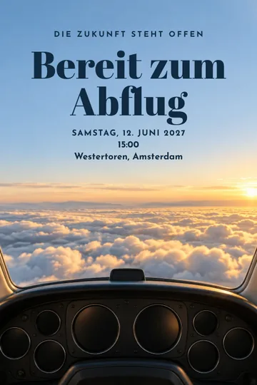Einladung mit dem Design Jenseits des Horizonts