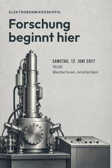 Einladung mit dem Design Elektronenmikroskopie