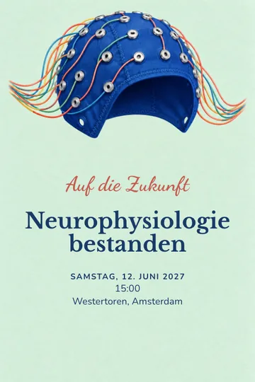 Einladung mit dem Design Neurophysiologie