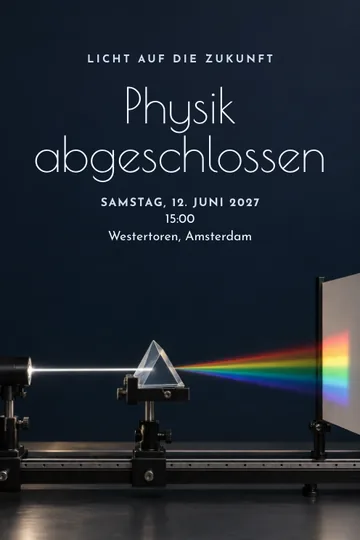 Einladung mit dem Design Licht auf die Zukunft