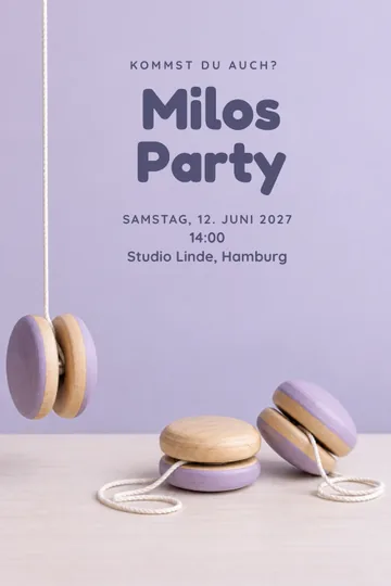 Einladung mit dem Design Jojoatelier