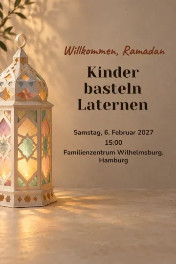 Einladung Feiertage, Design Laterne aus Papier