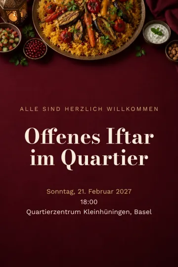 Einladung Feiertage, Design Safranreis für die Nachbarschaft